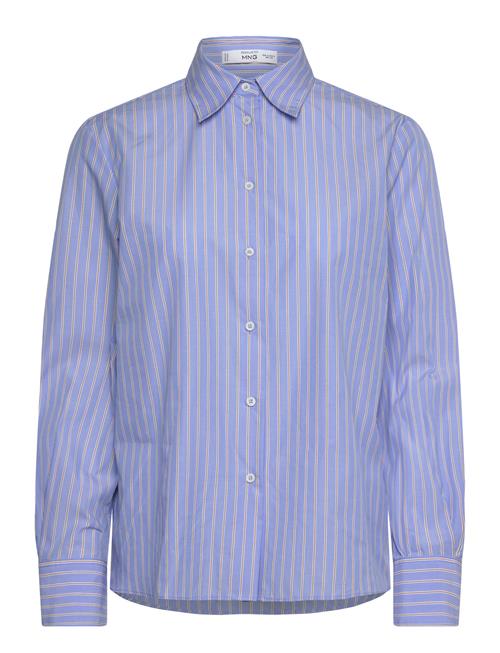 Regular Cotton Lyocell-Blend Shirt Mango Blue