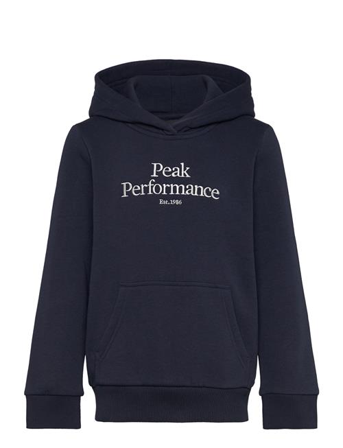 Jr Original Hood Peak Performance Navy