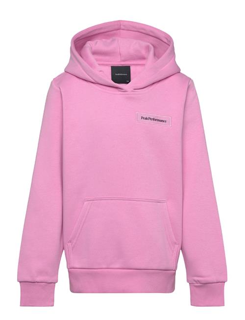 Peak Performance Jr Logo Hood Sweatshirt Peak Performance Pink