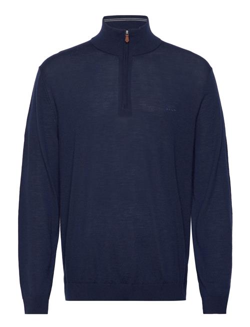 Extrafine Merino Wool Half Zip GANT Navy