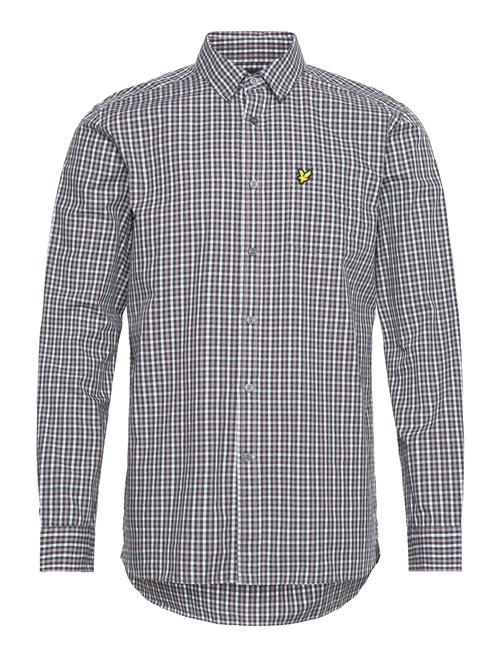 Checked Gingham Shirt Lyle & Scott Grey