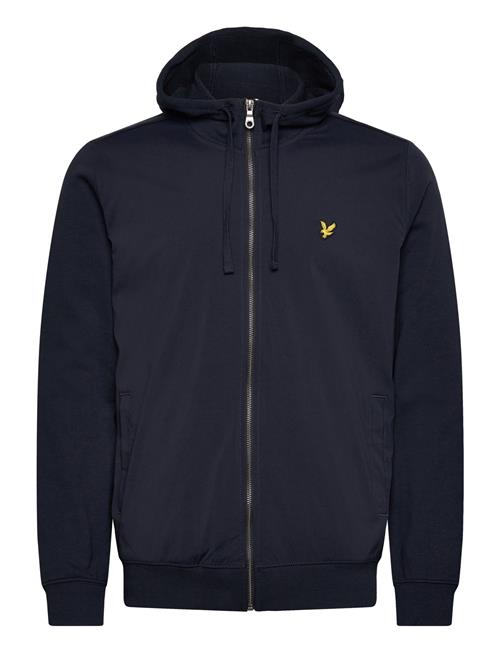 Hybrid Zip Hoodie Lyle & Scott Navy