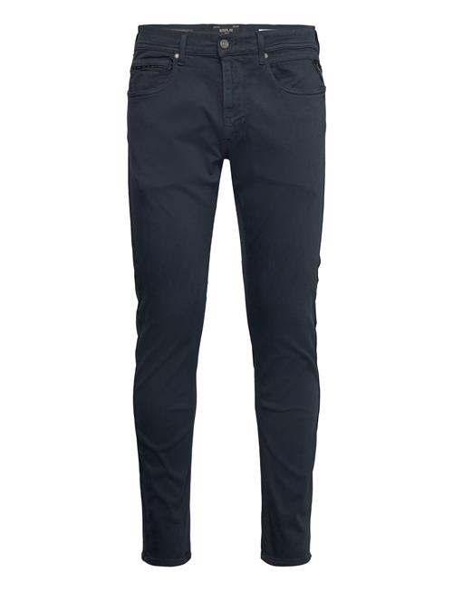 Grover Trousers Straight Hyperflex Colour Xlite Replay Navy