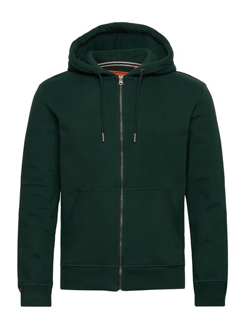 Essential Logo Zip Hoodie Hb Superdry Green