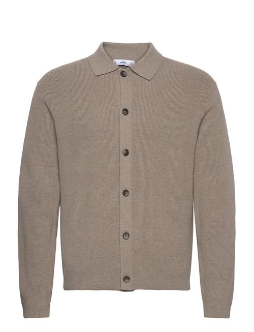 Mango Wool Blend Polo Cardigan Mango Beige