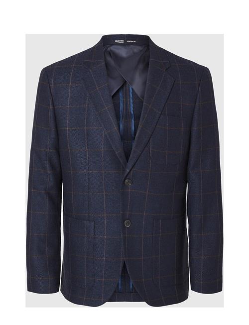 Selected Homme Slhslim-Dallas Wool Check Blz Noos Selected Homme Navy