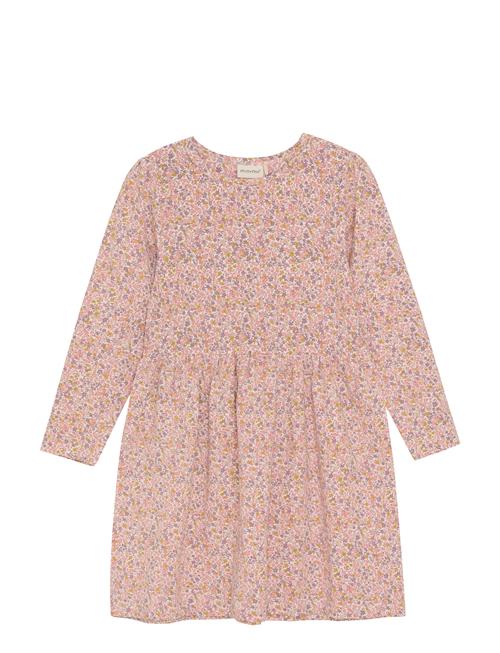 Minymo Dress Ls Aop Minymo Pink