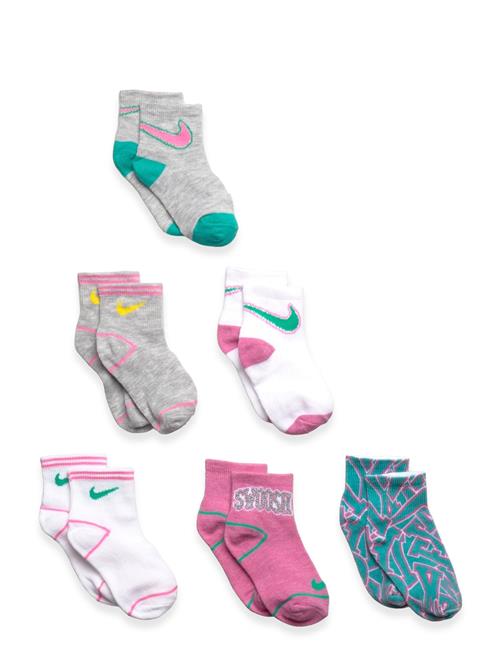 Nike 6Q-6Pk Quarter Sock Nike Patterned