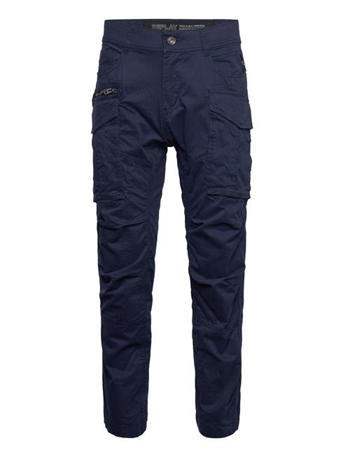 Replay Joe Trousers Cargo Replay Navy