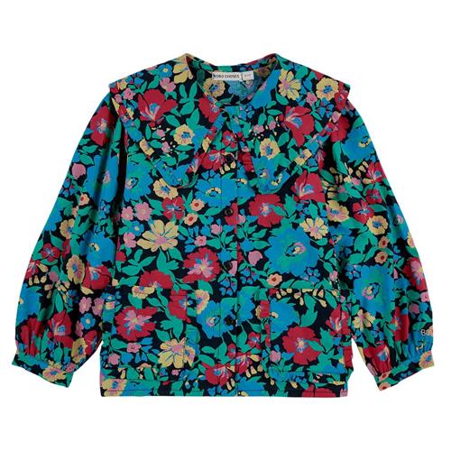 Bobo Choses Blomstret bluse Midnight Blue | Blå | 6-7 years