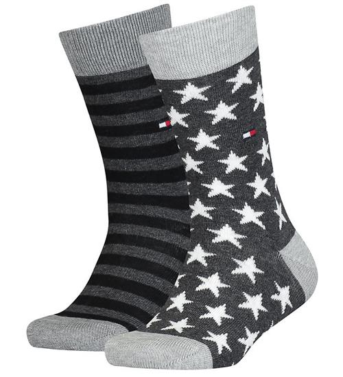 Tommy Hilfiger Strømper - Stars and Stripes - Sort