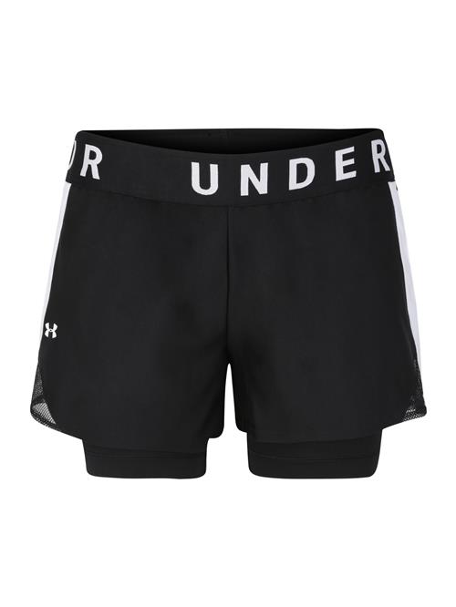 UNDER ARMOUR Sportsbukser 'Play Up'  sort / hvid