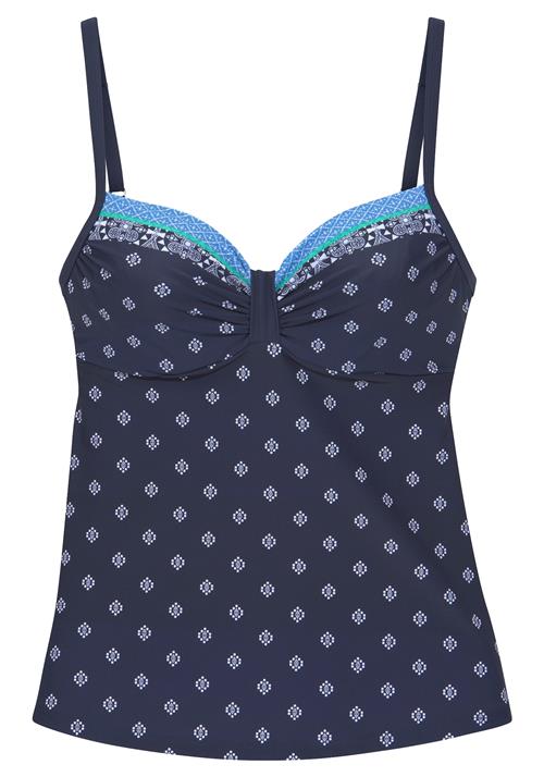 LASCANA Tankini  blå / navy / himmelblå / græsgrøn