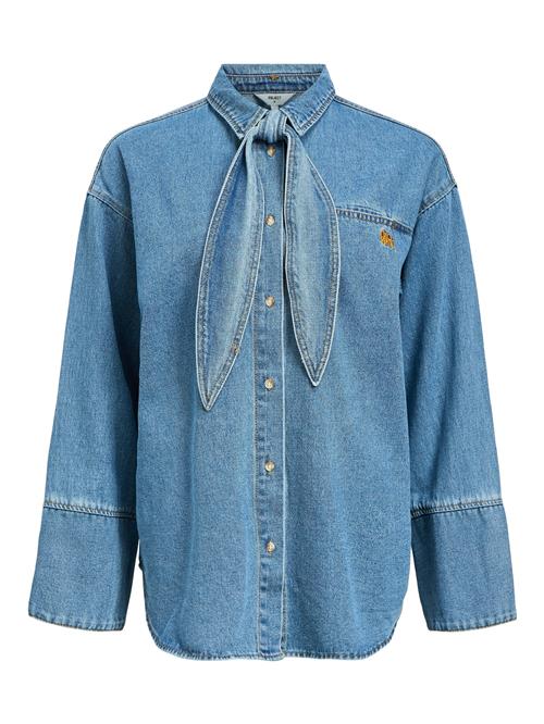 OBJECT Bluse 'Neel'  blue denim