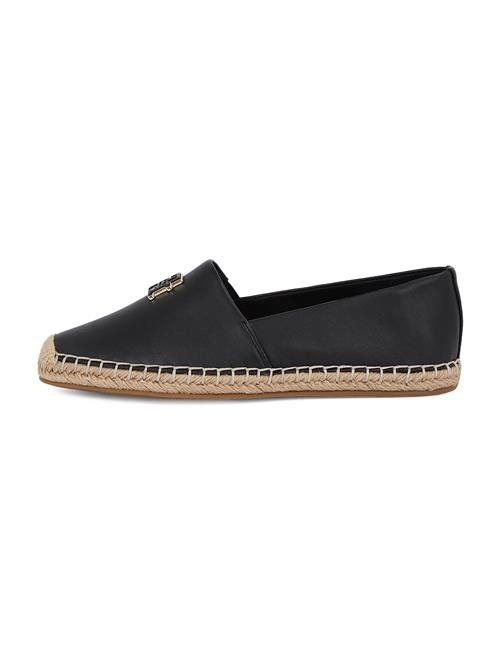 TOMMY HILFIGER Espadrillaer  guld / sort