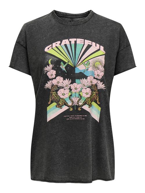 Se ONLY Shirts 'ONLLUCY'  azur / kiwi / lyserød / sort ved About You