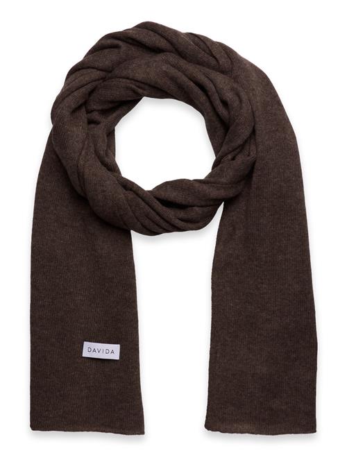 Davida Cashmere Big Classic Scarf Davida Cashmere Brown