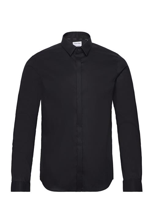 Stainshield Solid Hp Eslim Shirt Calvin Klein Black