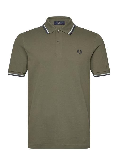 Fred Perry Twin Tipped Fp Shirt Fred Perry Khaki