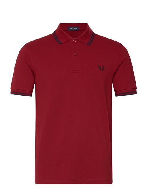 Fred Perry Twin Tipped Fp Shirt Fred Perry Burgundy