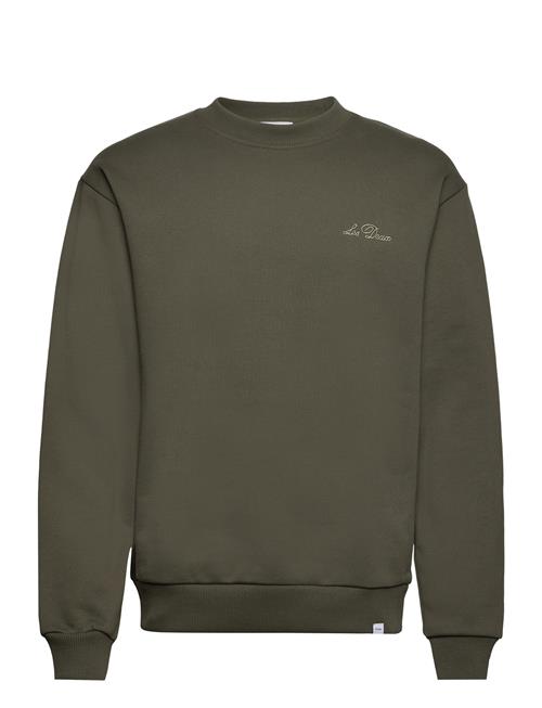 Les Deux Crew Sweatshirt Les Deux Khaki