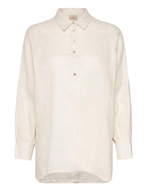 B. Copenhagen Shirt L/S Woven Brandtex Cream