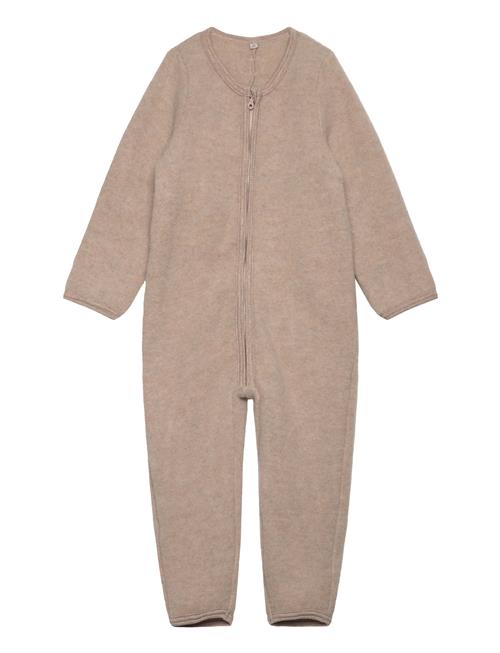 Huttelihut Pram Suit Wool Fleece Huttelihut Beige