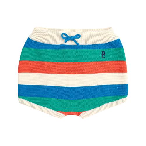 Bobo Choses Striped Baby Strikkede Shorts Offwhite |  | 12 months