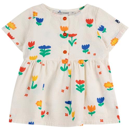 Bobo Choses Garden Party All Over Baby Vævet Kjole Offwhite |  | 9 months