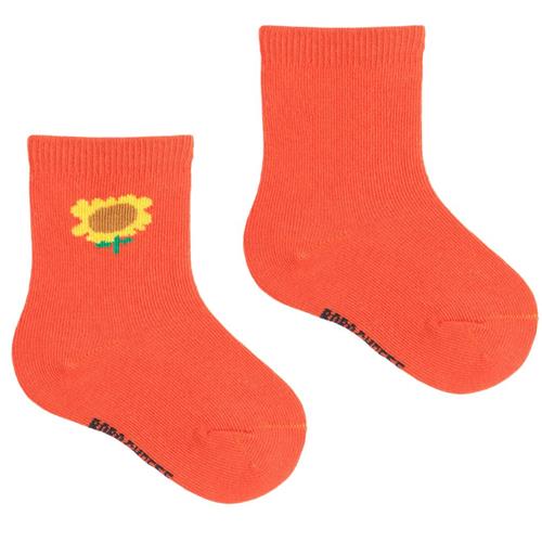 Bobo Choses Sunflower Baby Korte Sokker Pakke X 2 Multicolor | Rød | 17-19 EU