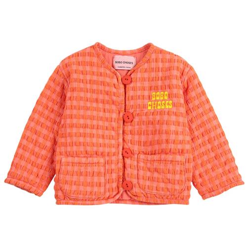 Bobo Choses Vichy Baby Vatteret Jakke Pink | Lyserød | 24 months