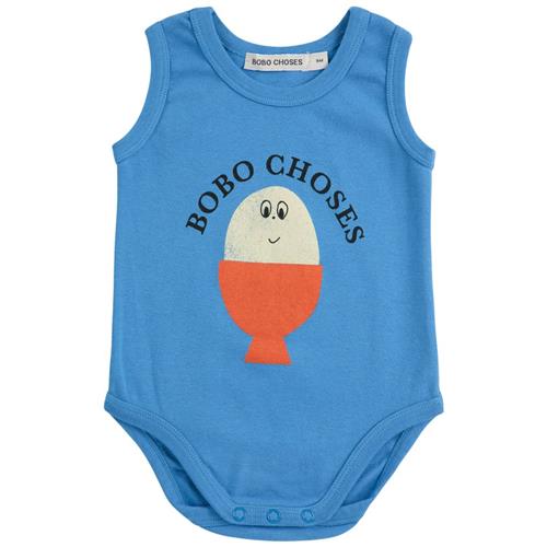 Bobo Choses Morning Egg Baby Tank Body Blue | Blå | 6 months