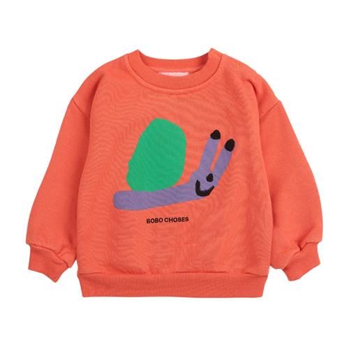 Bobo Choses Funny Snail Baby Sweatshirt Red | Rød | 18 months