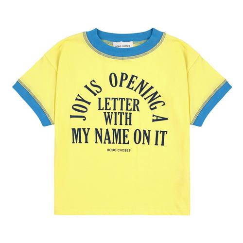 Bobo Choses Joy Is T-shirt Light Yellow | Gul | 4-5 years