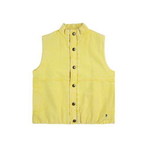 Bobo Choses Smiling Denim-vest Yellow | Gul | 12-13 years