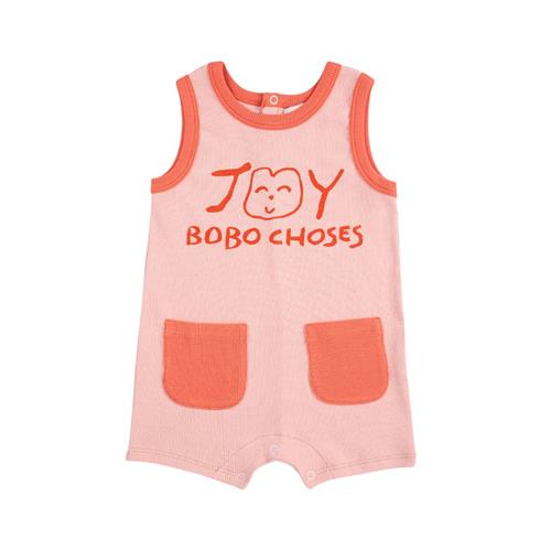 Bobo Choses Smiling Baby Lyserød Heldragt Light Pink | Lyserød | 3 months