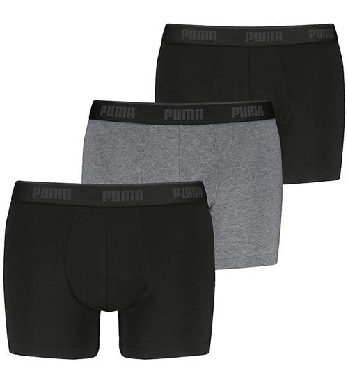 Puma Boxershorts - 3-pak - Comfort Stretch - Men - Sort/GrÃ¥