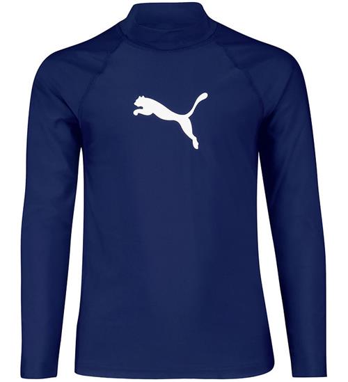 Puma Badebluse - UV50+ - Navy m. Logo