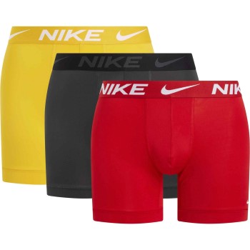 Nike 6P Everyday Essentials Micro Boxer Brief Rød/Gul polyester Small Herre