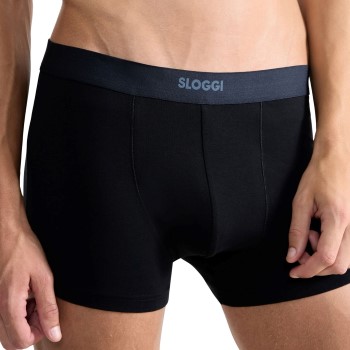 Sloggi 2P Men Ever Ease Shorts Sort bomuld Large Herre