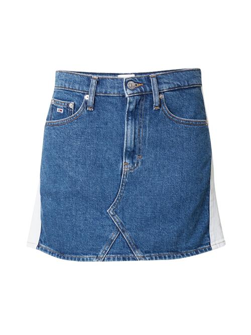 Tommy Jeans Nederdel 'Izzie'  blue denim / rød / white denim