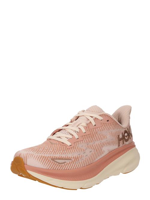 HOKA Løbesko 'Clifton 9'  brun / koral / pastelorange