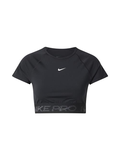 NIKE Funktionsbluse  grå / pastelgrøn / sort / hvid