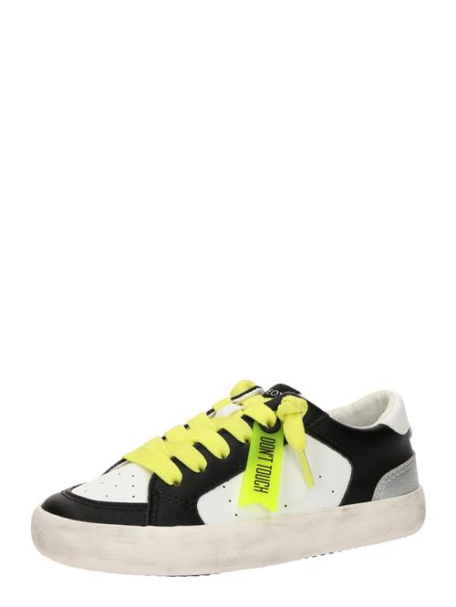 GEOX Sneakers 'GISLI'  lemon / sort / hvid