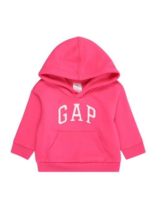 GAP Sweatshirt  neonpink / hvid