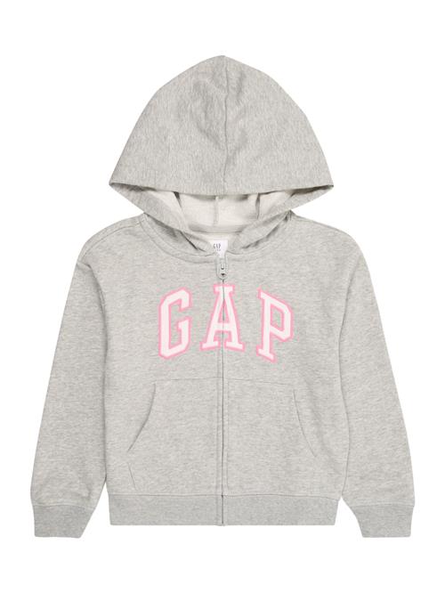 GAP Sweatjakke  grå-meleret / pastelpink / lys pink