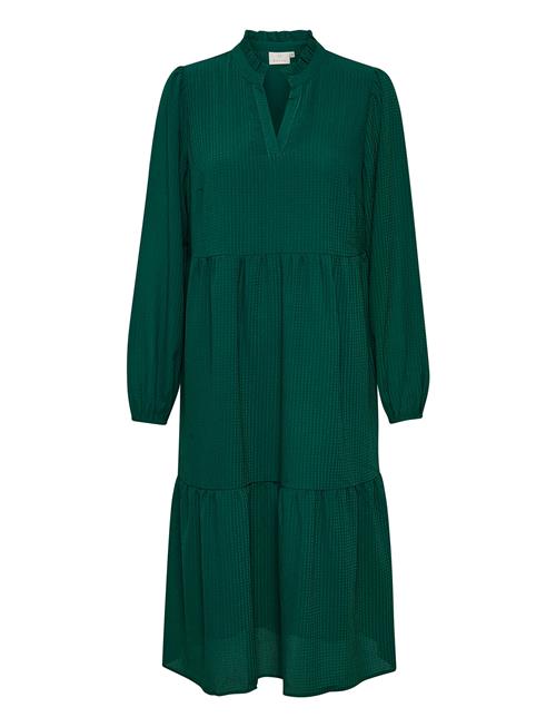 Kadorte Dress Kaffe Green