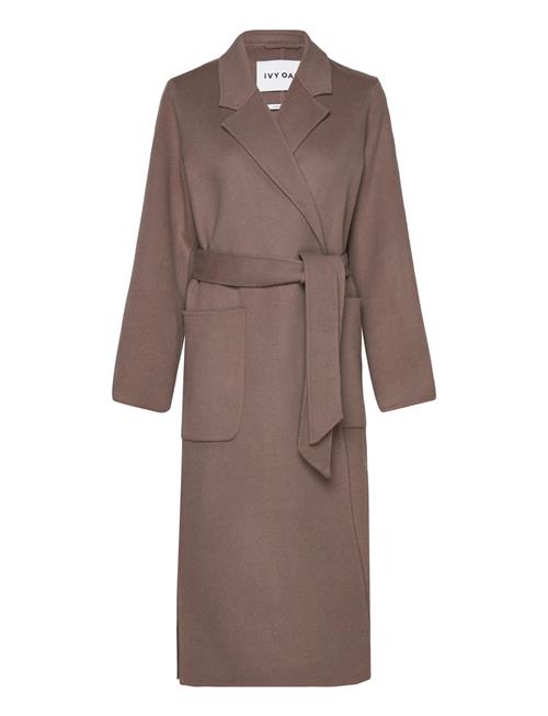 IVY OAK Belted Double Face Coat IVY OAK Brown