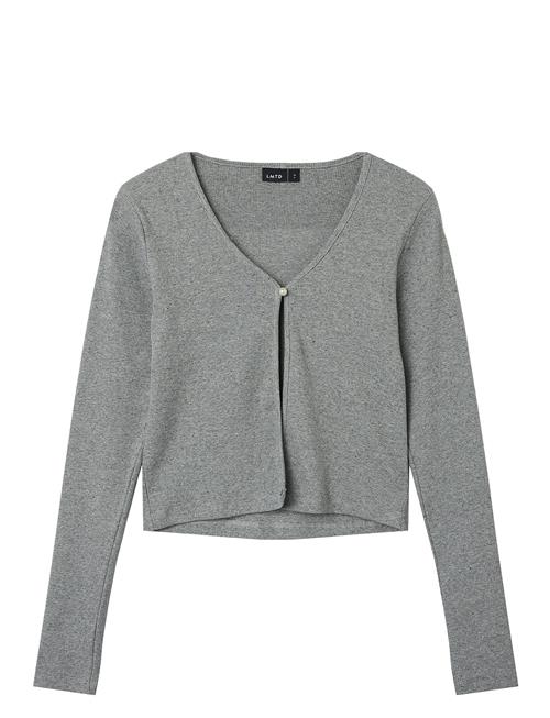 Nlfkula Ls Rib Cardigan LMTD Grey