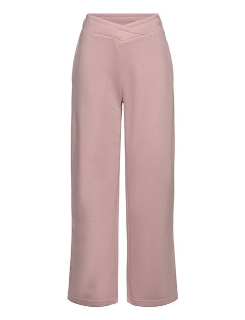 LMTD Nlfhopal Lw Wide Uneven Sweat Pant LMTD Pink